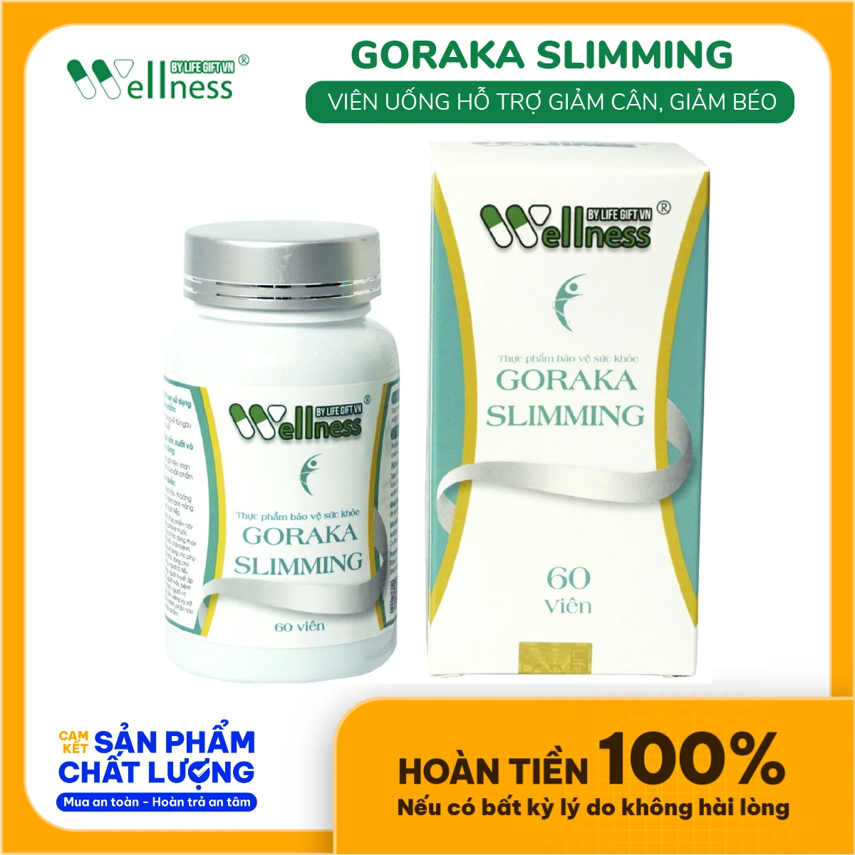 Viên Uống Hỗ Trợ Giảm Mỡ - Giảm Béo Goraka Slimmingd - Droppii Mall