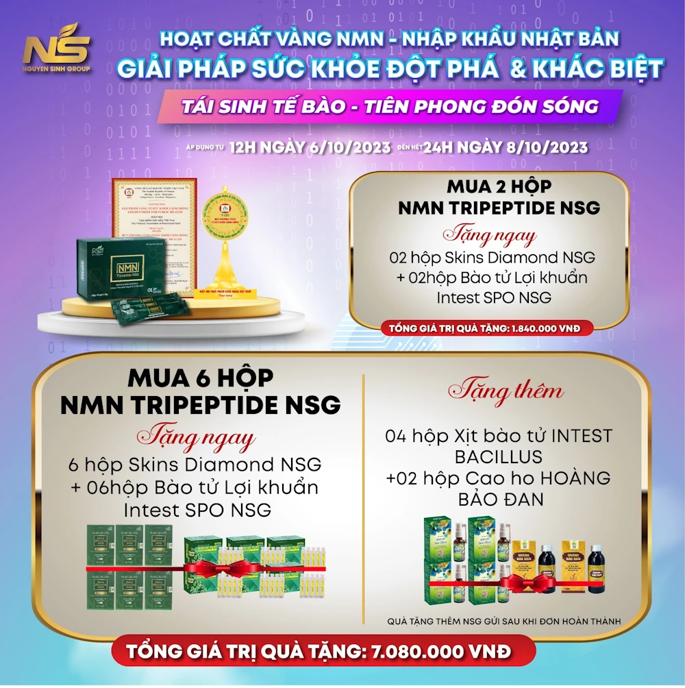 Khuyến Mãi Nmn Tripeptide Nsg