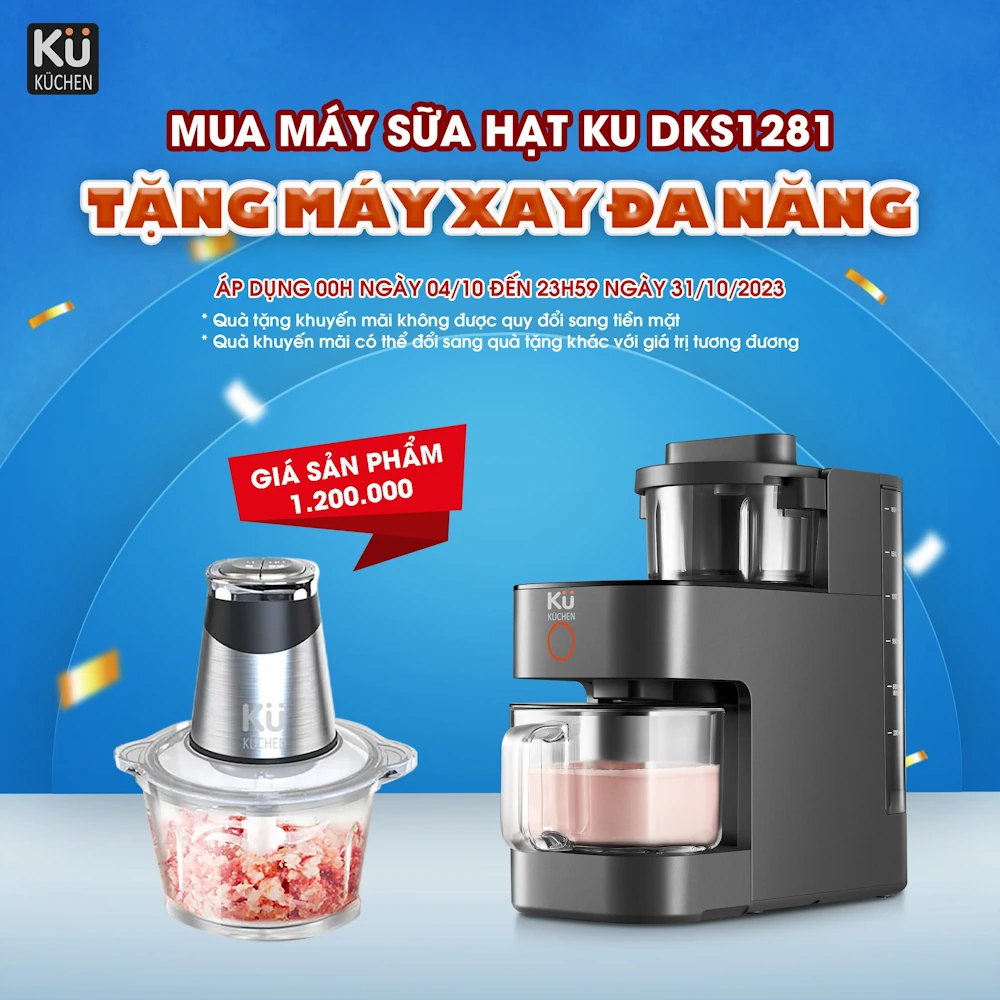 Mua Máy Sữa Hạt Ku Dks1281 Khuyến Mãi Máy Xay đa Năng Kuchen - Droppii Mall