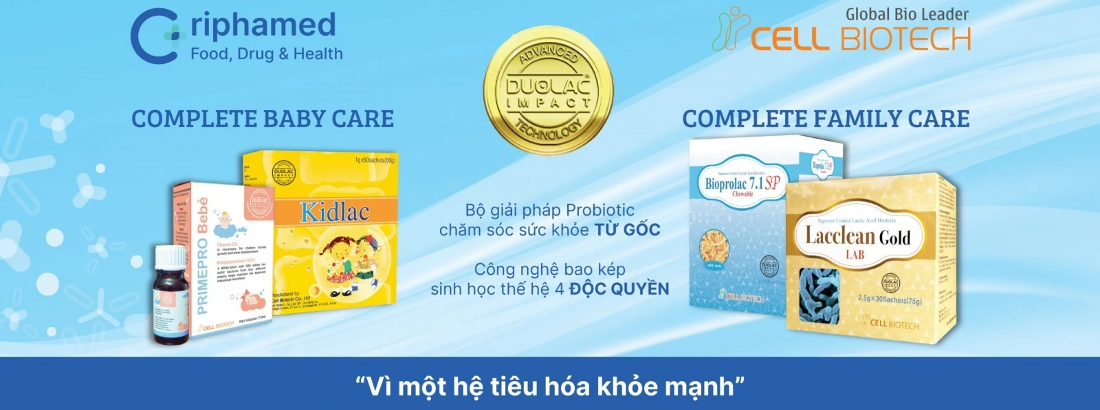 Bộ Giải Pháp Chăm Sóc Hệ Tiêu Hóa Toàn Diện Cho Cả Gia đình