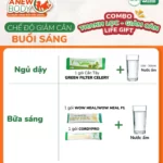 Chế độ Giảm Cân Buổi Sáng Với Combo Thanh Lọc Giảm Cân Life Gift - Droppii Mall