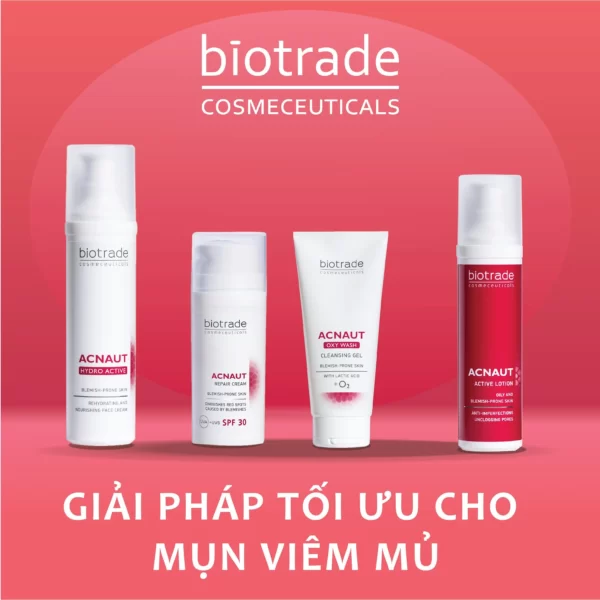 Combo Giảm Mụn Viêm Mủ Biotrade Acnaut - New Era - Droppii Mall