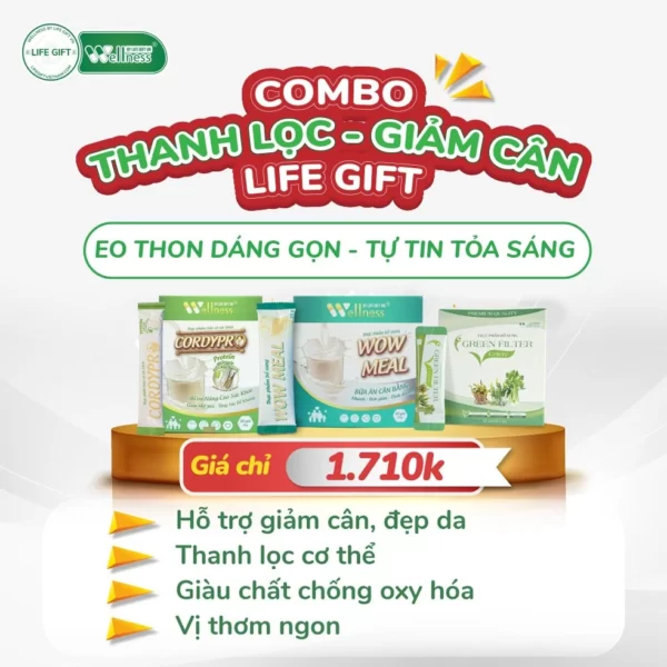 Combo Thanh Lọc Giảm Cân Life Gift - Droppii Mall