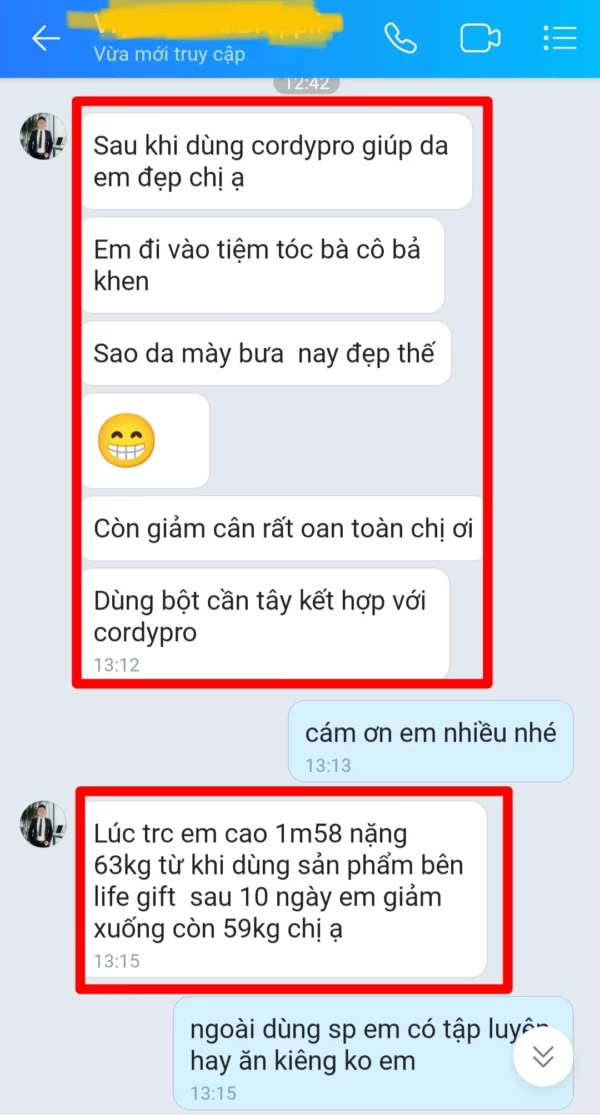 Khách Khen Dùng Bột Cần Tây Kết Hợp Cordypro đẹp Da Hơn, Giảm 4kg Sau 10 Ngày Dùng Combo Giảm Cân Life Gift