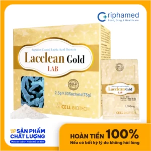 Men Vi Sinh Bao Kép Thế Hệ 4 Lacclean Gold Lab - Cell Biotech - Oriphamed - Droppii Mall