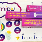 Thong tin Thuoc do chieu cao decal dan tuong Midu Droppiishops