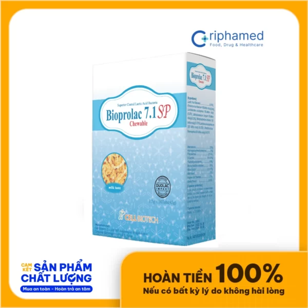 Viên Nhai Bổ Sung Lợi Khuẩn Bioprolac Chewable 30 Viên - Droppii Mall