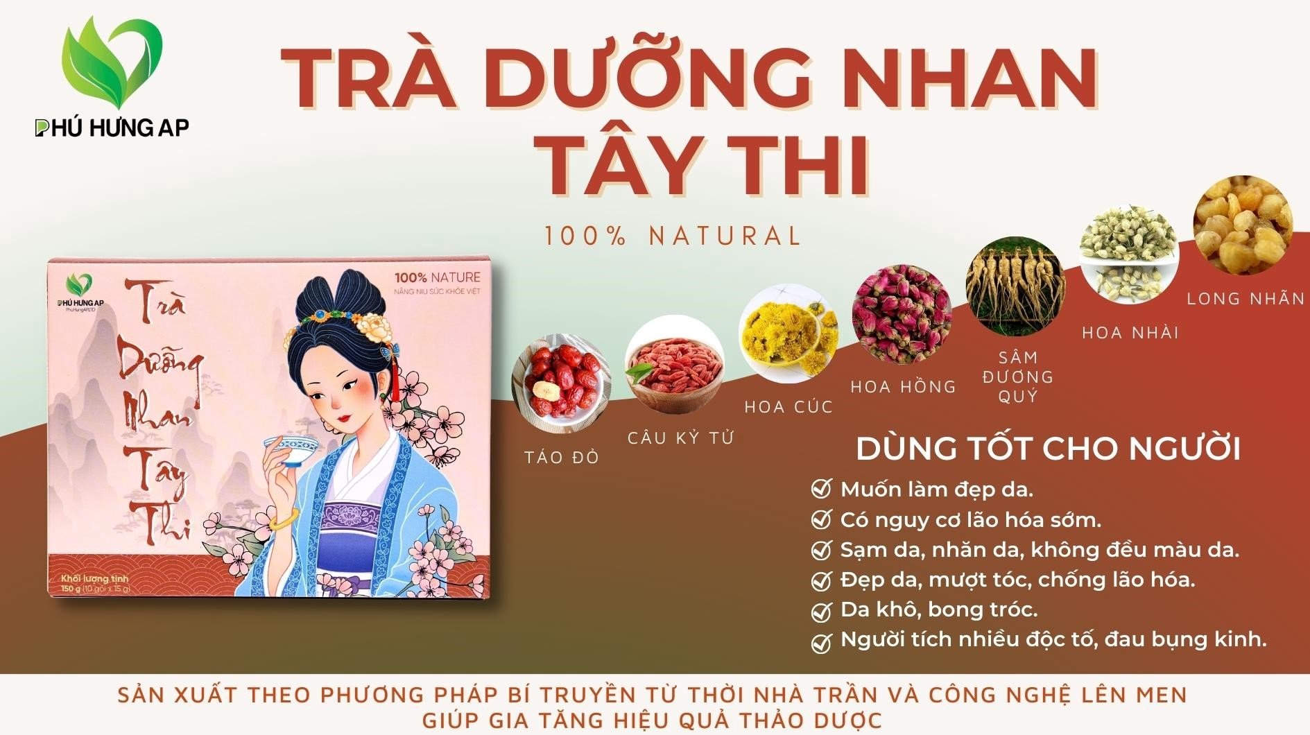 Trà dưỡng nhan Tây Thi [Phú Hưng AP]