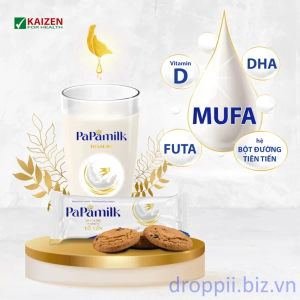 Sữa Non Papamilk Diasure Chứa Tổ Yến Hỗ Trợ Tiểu đường 4