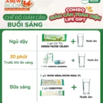 Chế độ Giảm Cân Buổi Sáng Với Combo Giảm Cân Toàn Diện Life Gift - Droppii Mall