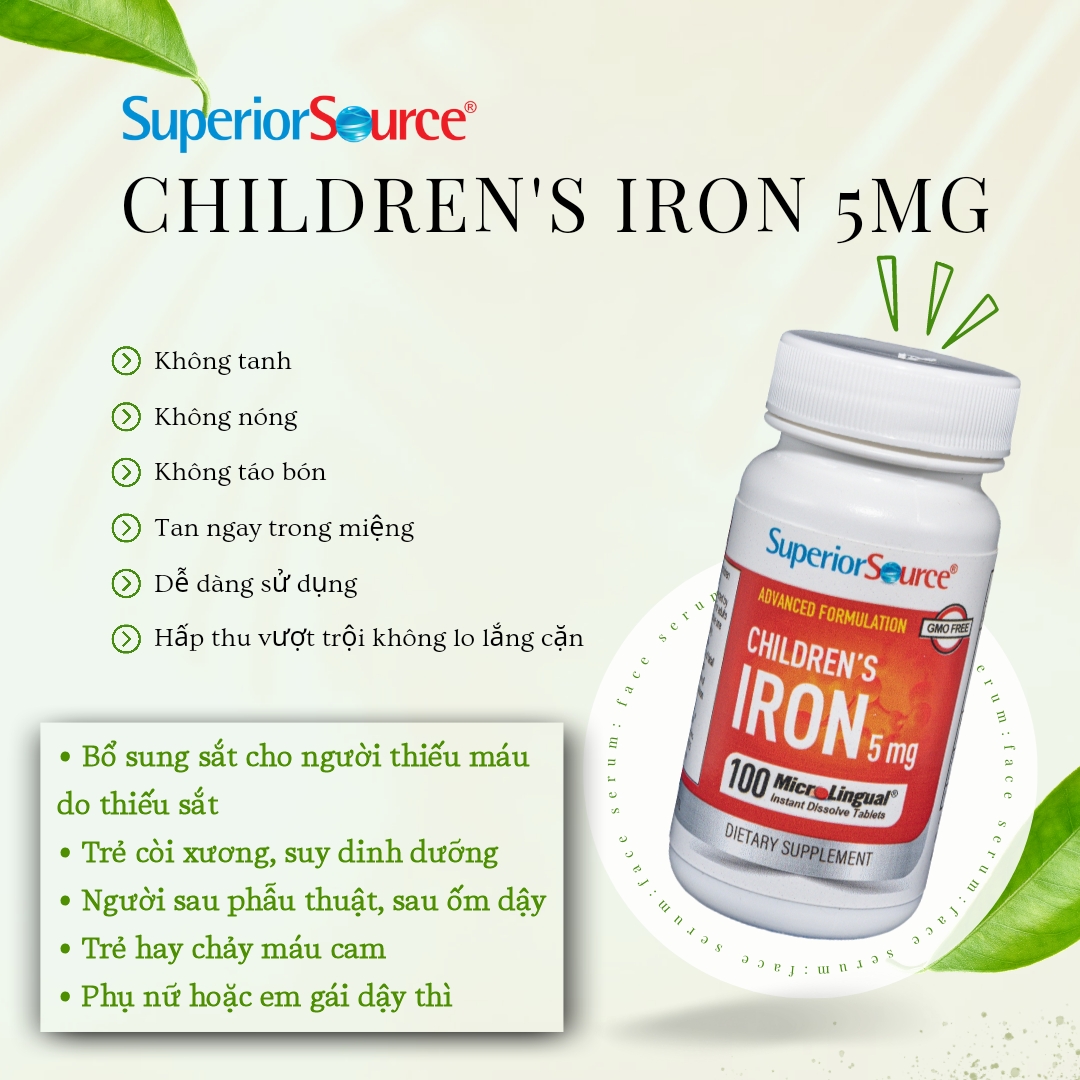 Điểm nổi trội IRON 5mg