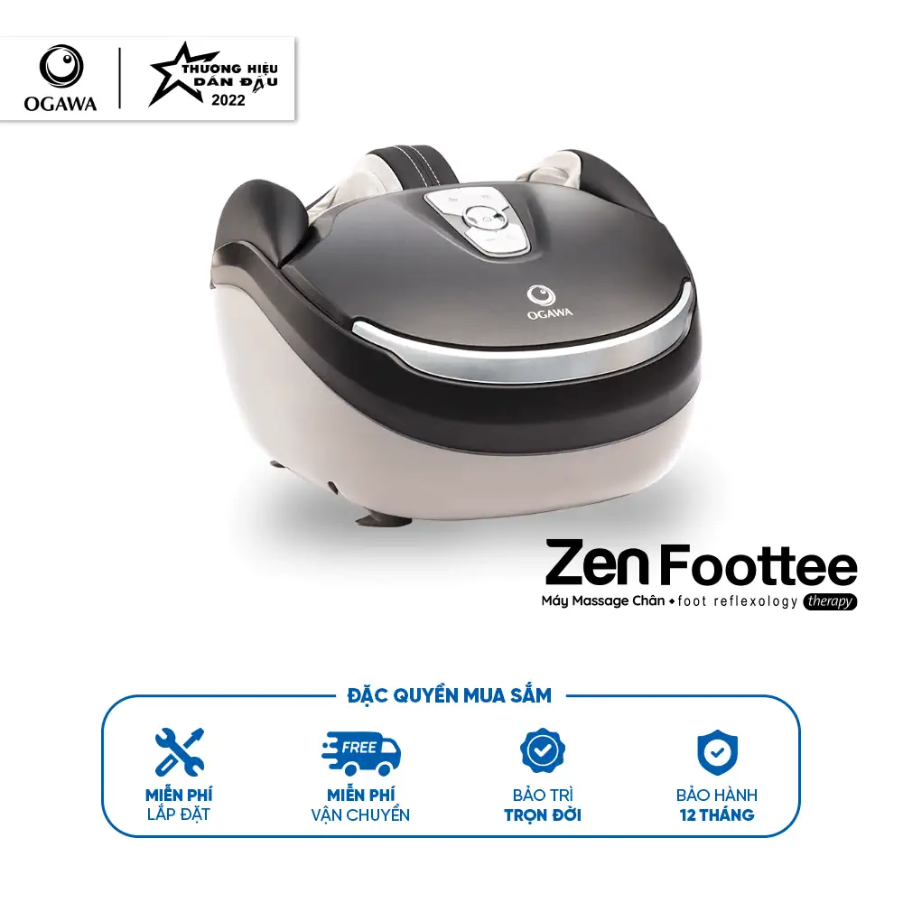 Máy massage chân - Foot Reflexology Ogawa foot massage Zen Foottee (OF-3005) bảo trì trọn đời - Droppii Mall