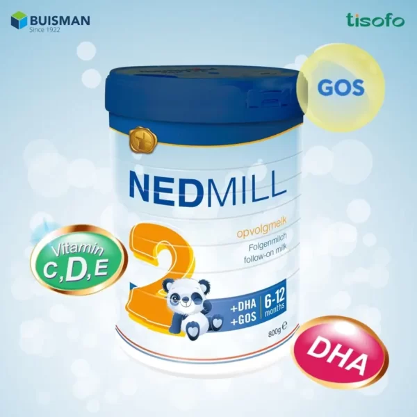 Nedmill Stage 2 800g (trẻ 6-12 tháng tuổi) chính hãng giá tốt - Droppii Mall