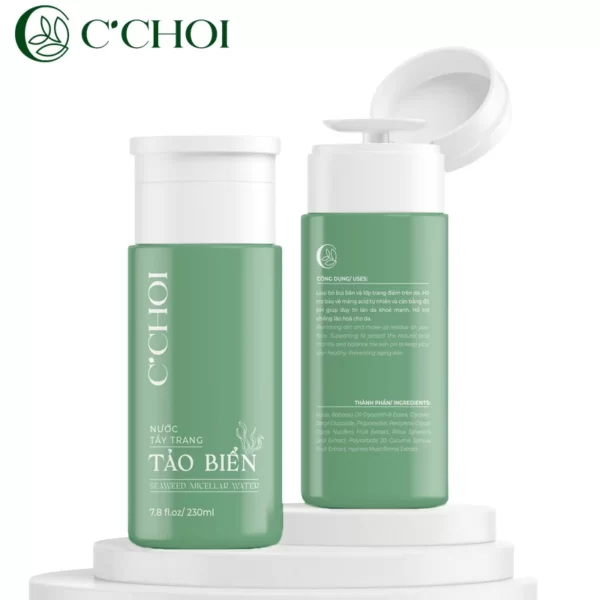 Nước Tẩy Trang Tảo Biển C’choi – Seaweed Micellar Water - Punar - Droppii Mall