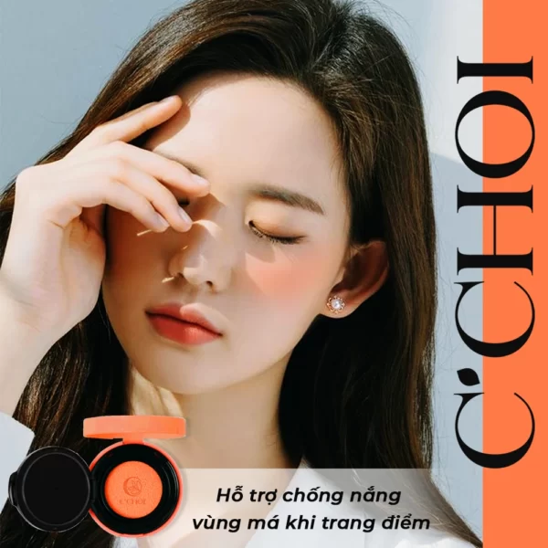 Phấn Nước Má Hồng C'choi Slim Cushion Blush - Chống Nắng Vùng Má - Droppii Mall