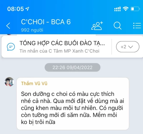 Review Son Dưỡng Môi Trị Thâm Saffron C'choi - Hình 20