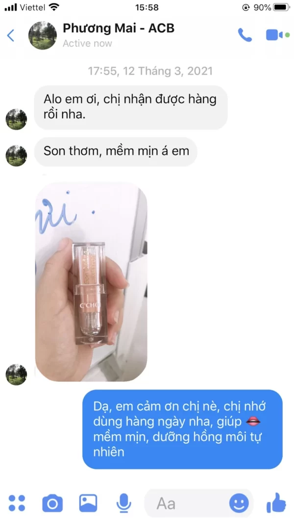 Review Son Dưỡng Môi Trị Thâm Saffron C'choi - Hình 5