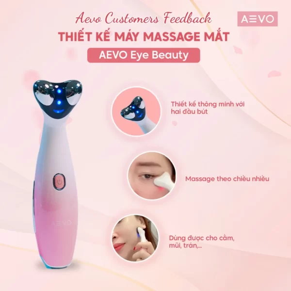 Thiết kế máy massage mắt Aevo Eye Beauty - Droppii Mall