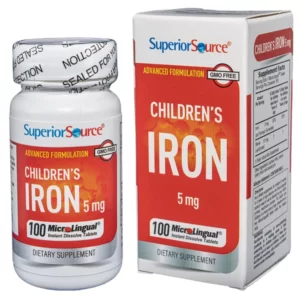 Thực phẩm bảo vệ sức khỏe CHILDREN’S IRON 5mg bổ sung sắt dành cho mẹ và bé - Droppii Mall