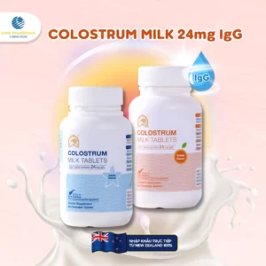 Viên nhai sữa non 24IgG 60 viên KGK Milk Colostrum - Lyna Pharmtech - Droppii Mall