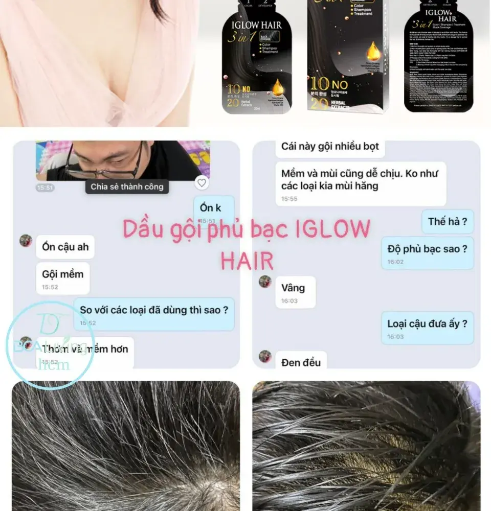 feedback iglow hair - review iglow hair - iglow hair có tốt không - iglow hair có hiệu quả không - Droppii Mall - 10