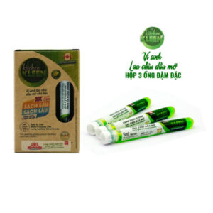 Kitchen Kleen - Hộp vi sinh lau chùi dầu mỡ (03 ống 5ml) chính hãng giá tốt - Droppii Mall