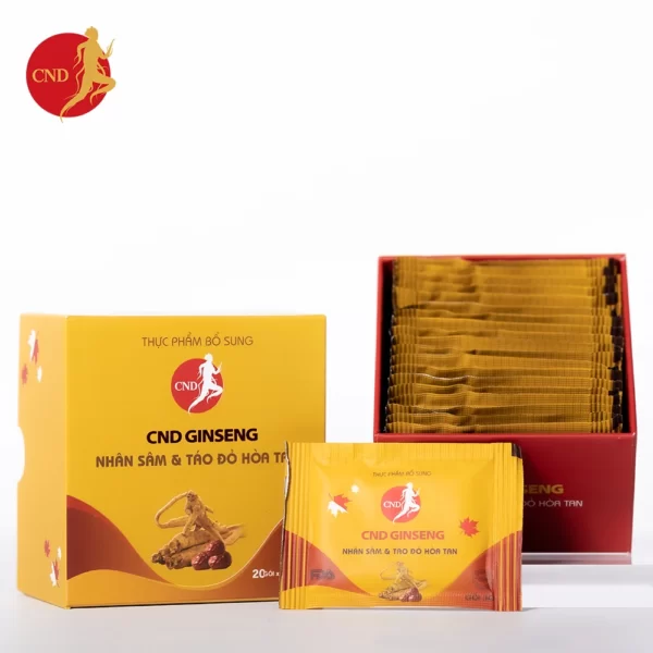 Cnd Ginseng Nhân Sâm Và Táo đỏ Hòa Tan - Sâm Bắc Mỹ Canada - Droppii Mall