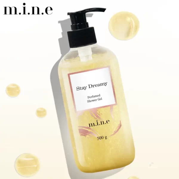 Gel tắm nhũ vàng hương nước hoa MINE Stay Dreamy 500g chính hãng giá tốt - Droppii Mall