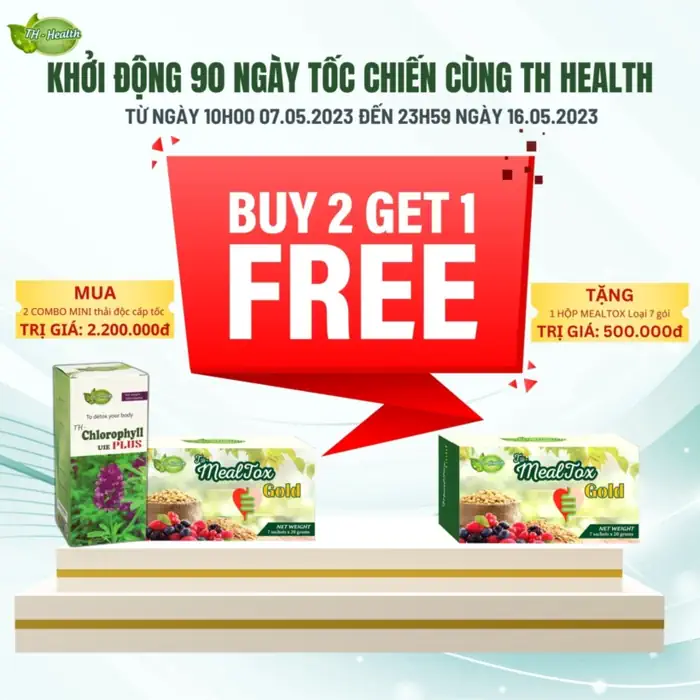 Khuyến mãi TH Health khởi động 90 ngày tốc chiến - Droppii Mall