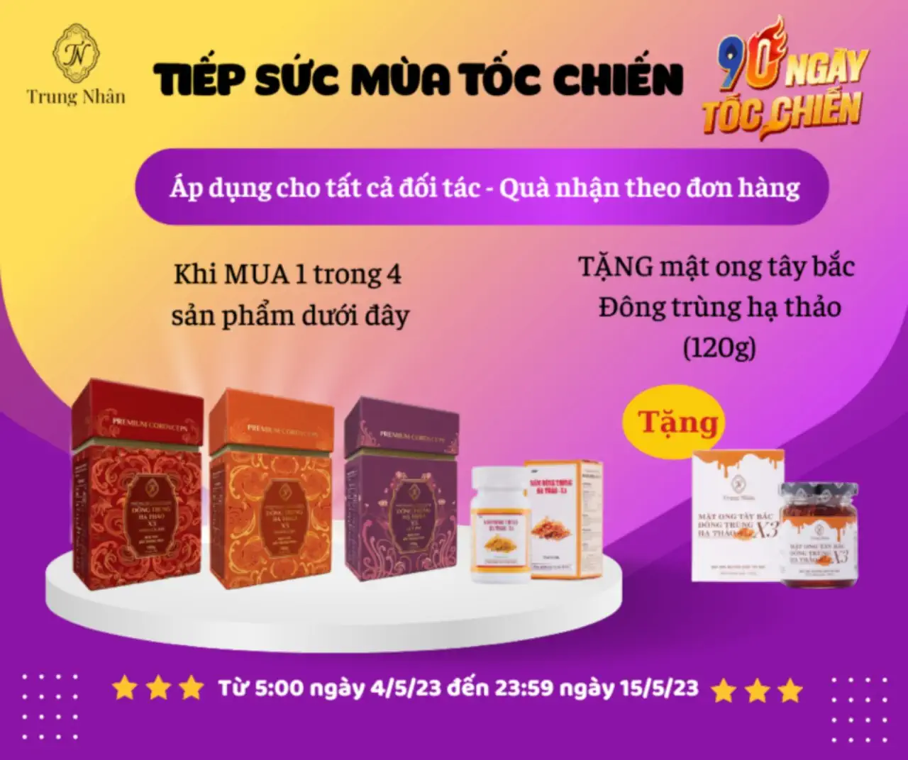 Khuyến mãi Trung Nhân chính hãng giá tốt tháng 5 - Droppii Mall