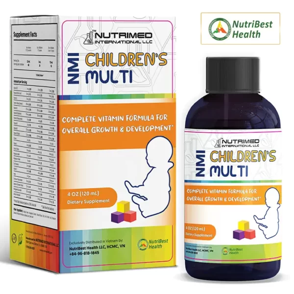 Thực phẩm bổ sung tăng cường đề kháng NMI Children’s Multi chính hãng giá tốt - Nutribest Health - Droppii Mall