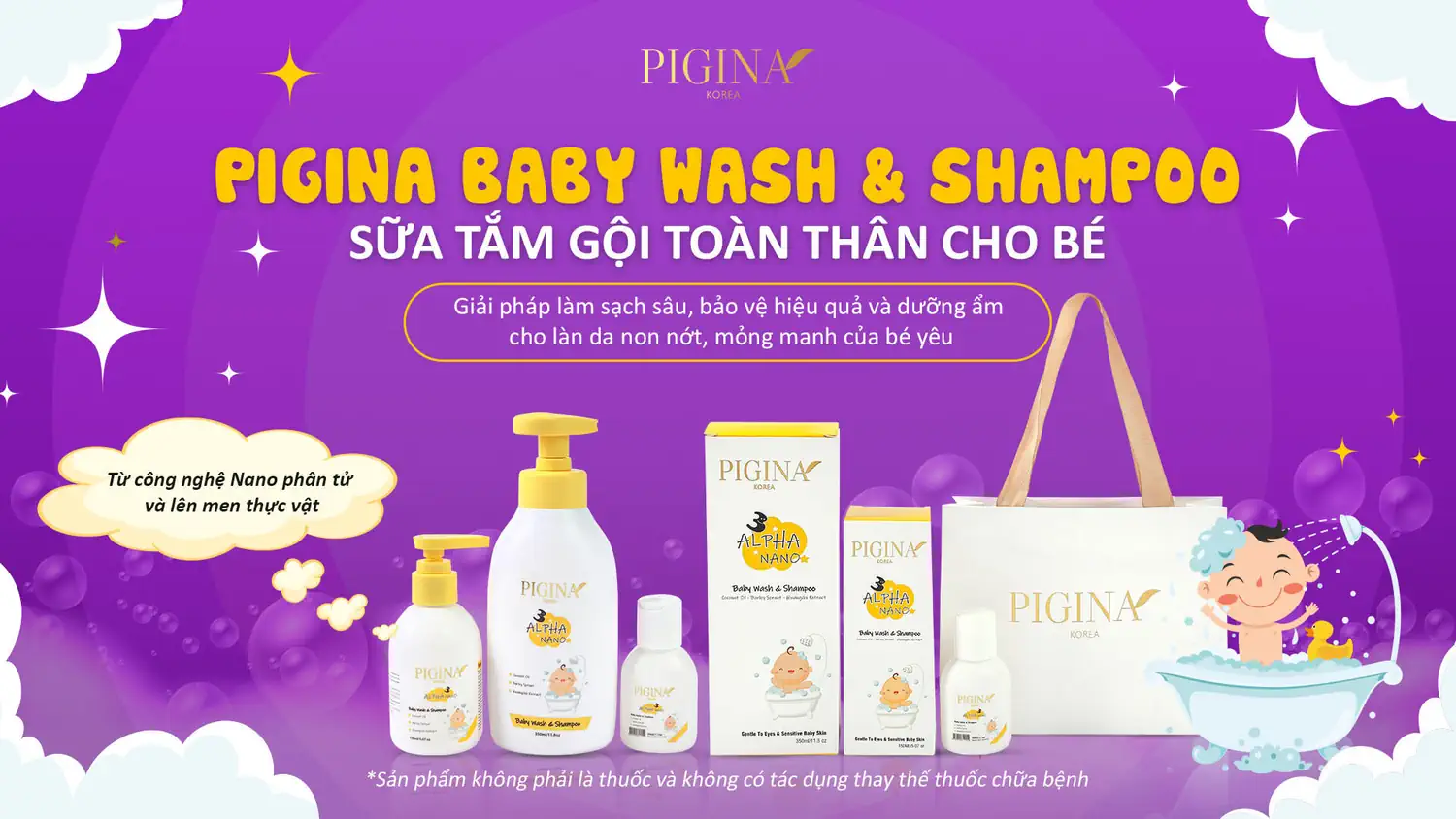 Thương hiệu Pigina - sản phẩm chăm sóc toàn diện sức khỏe và sắc đẹp khu vực nhạy cảm của phái nữ và làn da non nớt của trẻ em - Droppii Mall