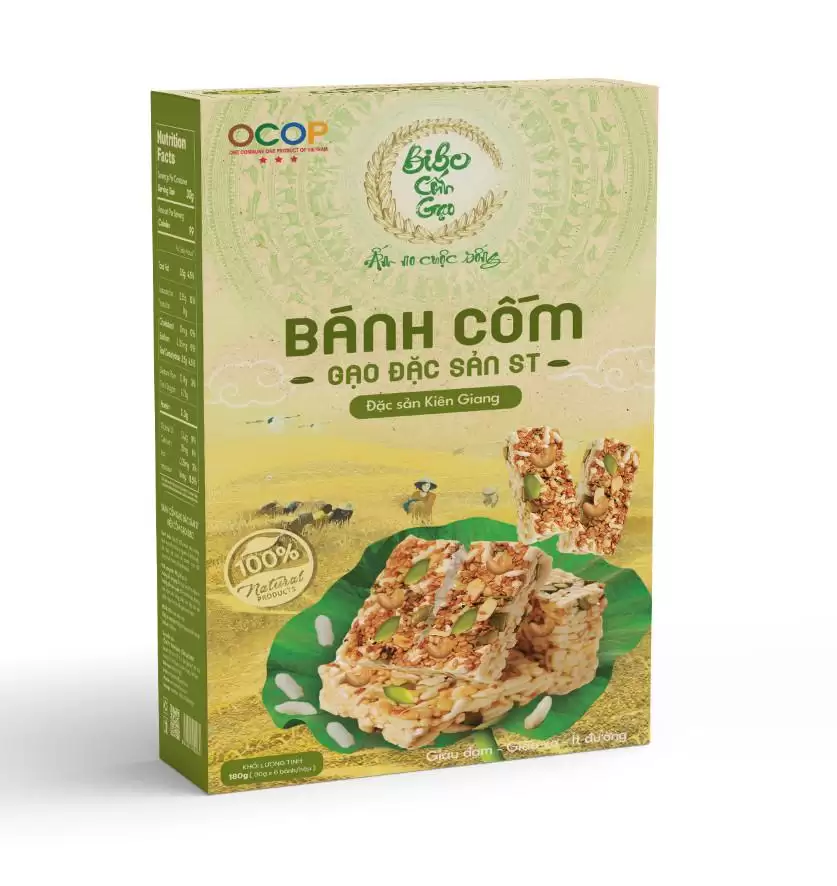 Bánh Cốm Gạo đặc Sản St Bibo - Đặc Sản Kiên Giang - Droppii Mall