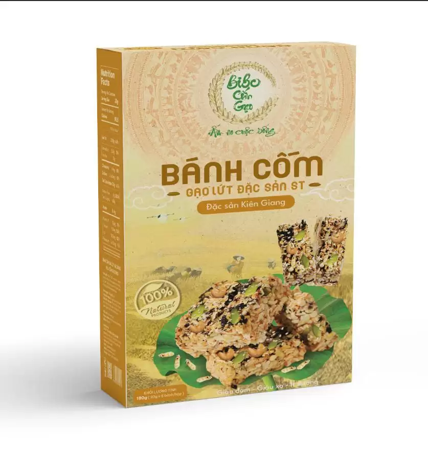 Bánh Cốm Gạo Lứt đặc Sản St Bibo - Đặc Sản Kiên Giang - Droppii Mall