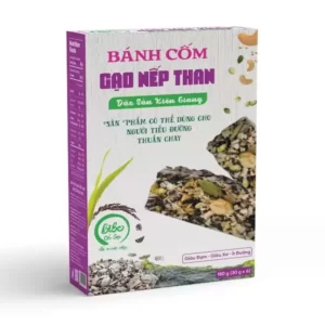 Bánh Cốm Gạo Nếp Than Bibo - Đặc Sản Kiên Giang - Droppii Mall