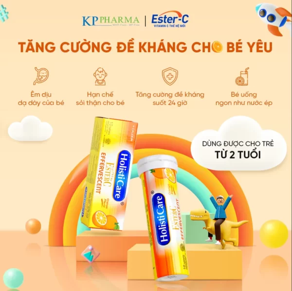 Bổ Sung Vitamin C An Toàn Cho Bé Suốt Cả Ngày Dài - Ester C - Droppii Mall