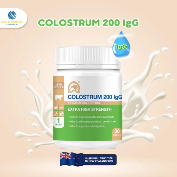 KGK Colostrum 200IgG New Zealand - Lyna Pharmtech - Droppii Mall