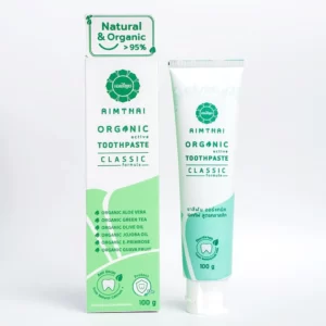 Kem Đánh Răng thảo dược ORGANIC AIMTHAI Công thức Classic Trà xanh - Droppii Mall