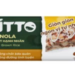 Thanh Gạo Lứt Hạnh Nhân Fitto Vị Dừa - Fitto Granola Almond Brown Rice Chocolate Coconut Flavor