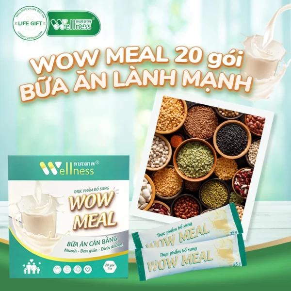 BỮa Ăn LÀnh MẠnh Wow Meal 20 GÓi Life Gift Vn - Droppii Mall