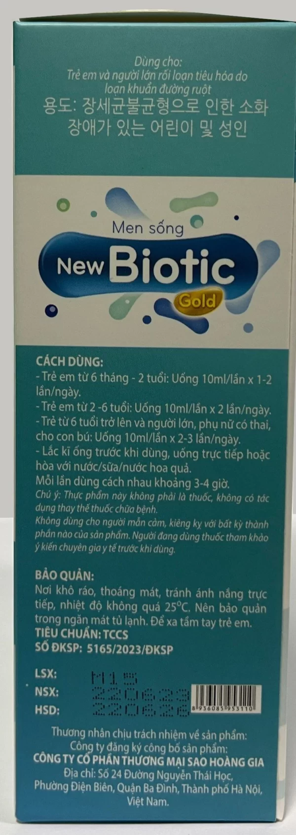 Cách Dùng Men Sống New Biotic Gold - Droppii Mall