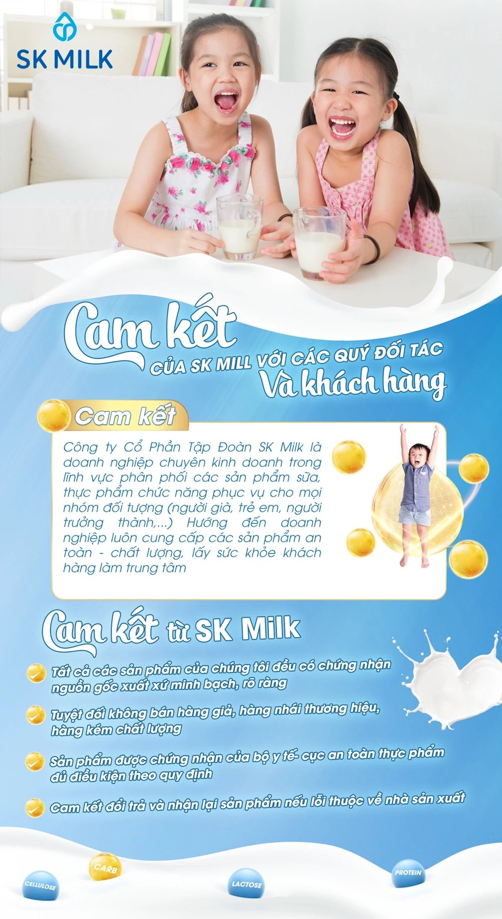 Cam Kết Sk Milk đối Với Khách Hàng - Droppii Mall