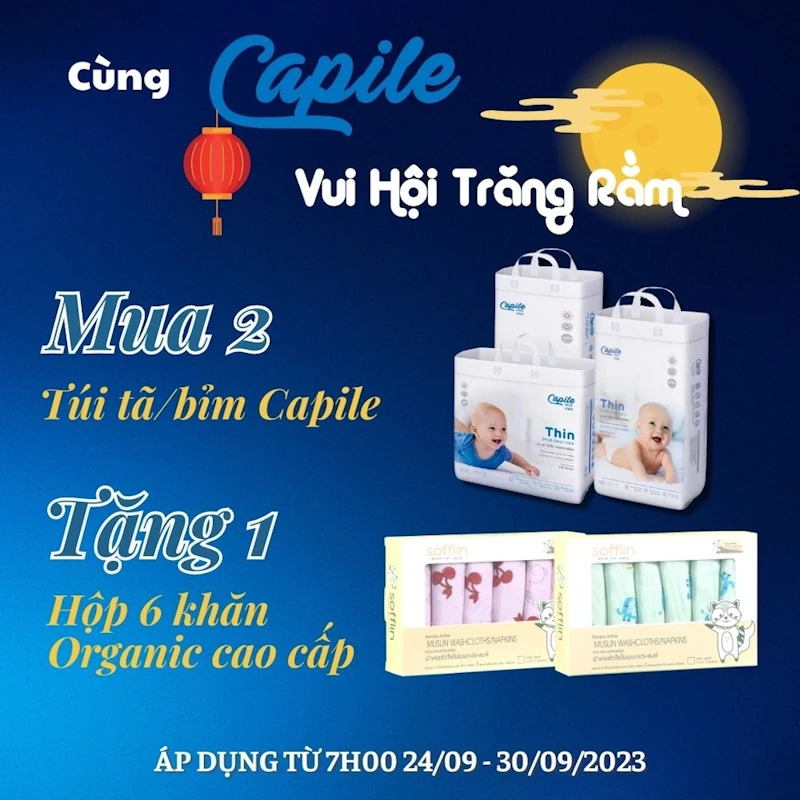 Cùng Capile Vui Hội Trăng Rằm - Mua 2 Tặng 1