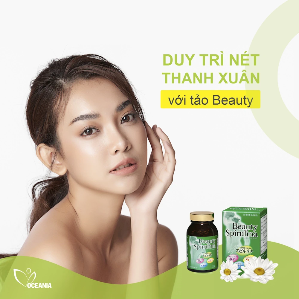 Tảo Beauty Spirulina - Viên uống nội tiết tố