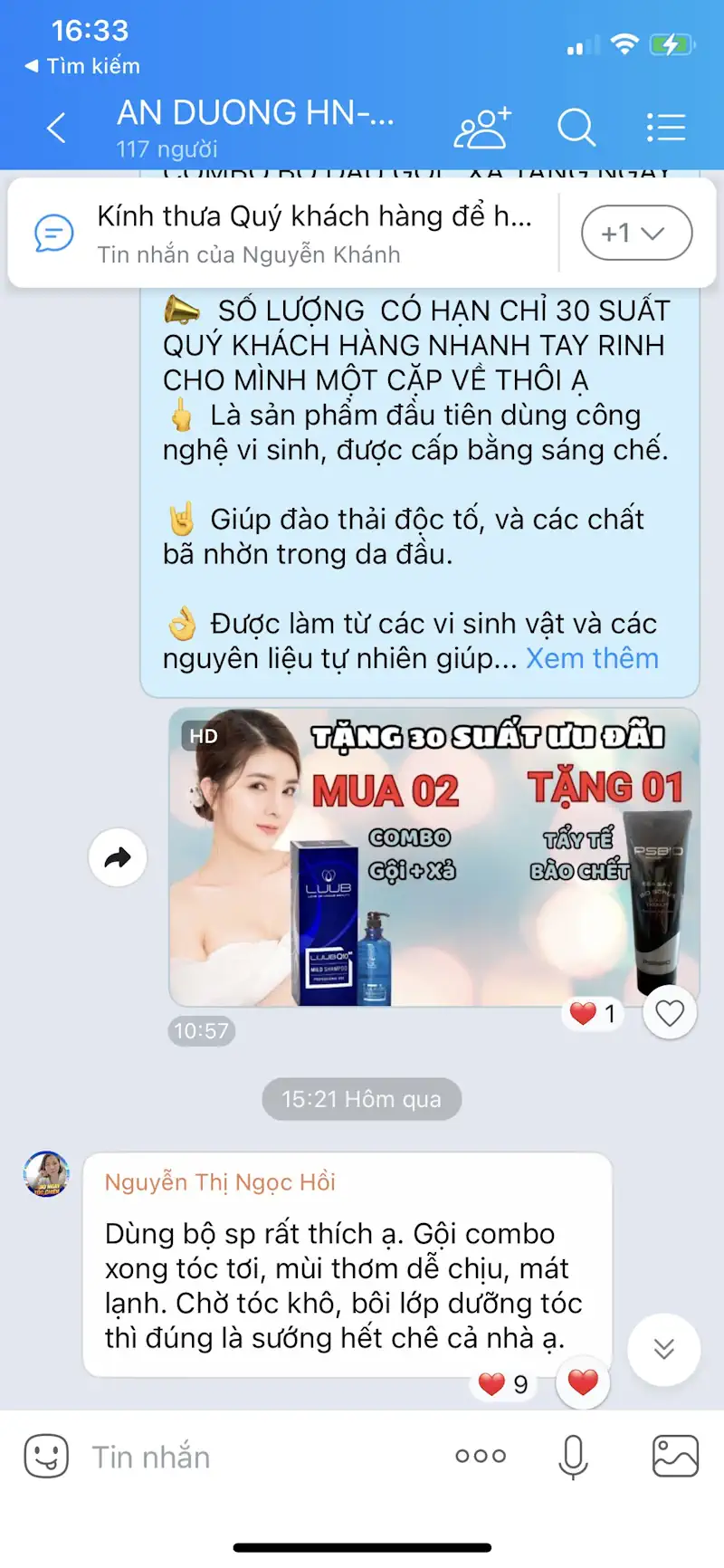 Gội Combo Luub Q10 Xong Là Tóc Tơi, Thơm Dễ Chịu, Mát Lạnh - Droppii Mall