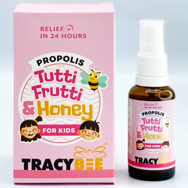 Keo Ong Xịt Tracybee Vị Trái Cây - Propolis Tutti Frutti & Honey For Kids - Droppii Mall