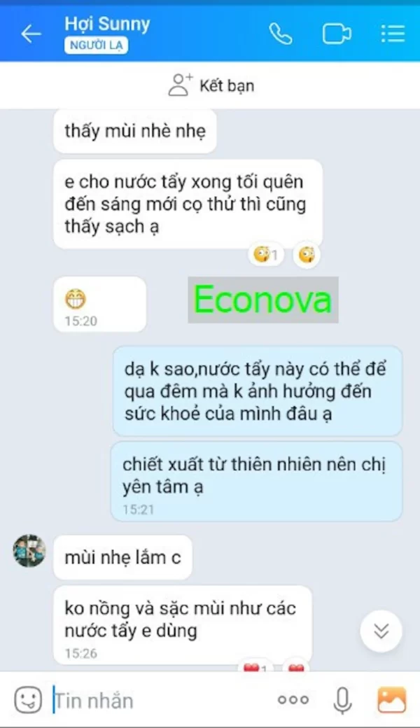 Khách Hàng Review Nước Tẩy Rửa Nhà Vệ Sinh Econova - Detergente Per Wc A Base Di Erbe - Droppii Mall