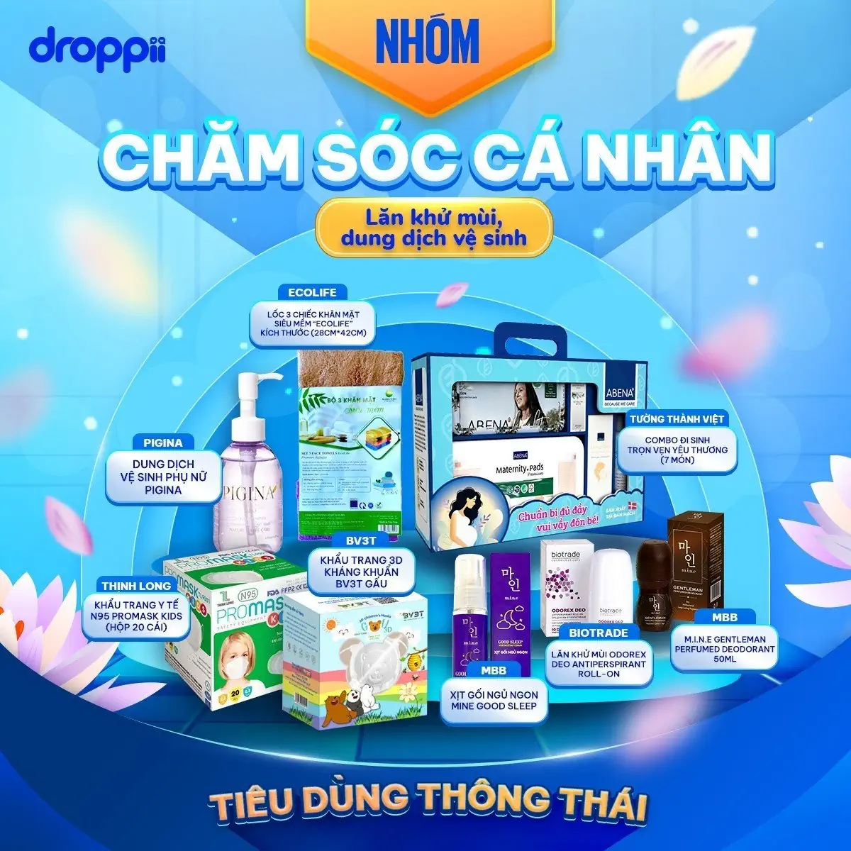 Sản Phẩm Chăm Sóc Cá Nhân, Chăm Sóc Cơ Thể Cao Cấp Chính Hãng - Droppii Mall