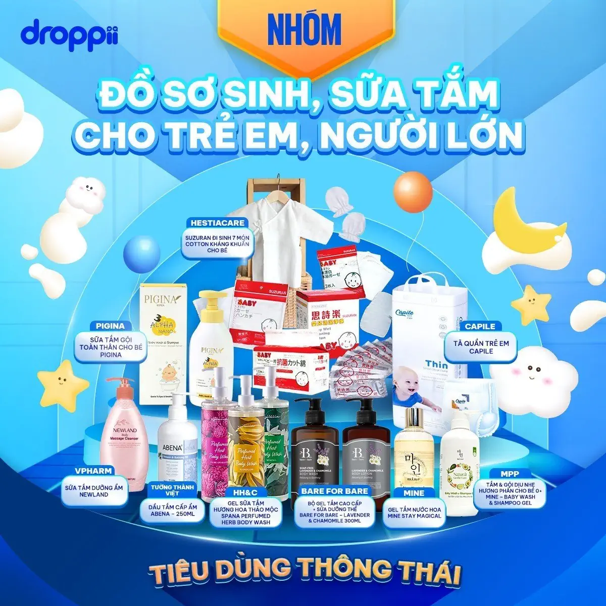 Sản Phẩm Mẹ Và Bé Cao Cấp Chính Hãng - Droppii Mall