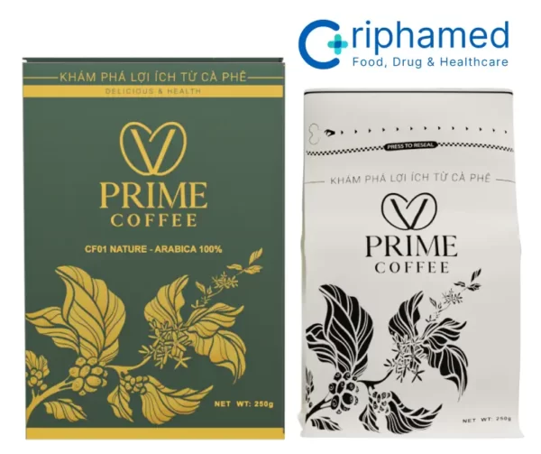 V-prime Coffee Cf01 Nature - Cà Phê Xay 100% Arabica Nguyên Chất - Droppii Mall